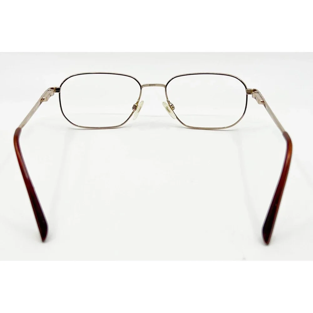 Stetson Eyeglass Frames Mens Gold Brown Zyloware 183 230 55-17-140